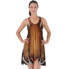 The Tiger Face Show Some Back Chiffon Dress