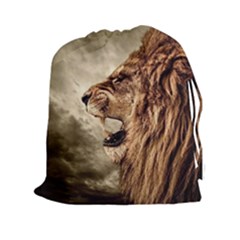 Roaring Lion Drawstring Pouches (xxl) by Celenk