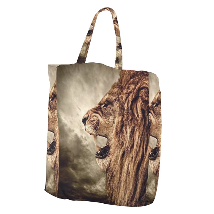 Roaring Lion Giant Grocery Zipper Tote