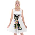 Meowy Christmas Reversible Velvet Sleeveless Dress View1