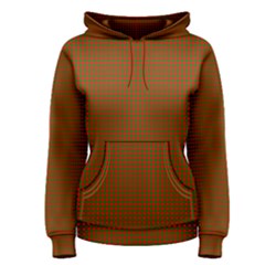 Classic Christmas Red And Green Houndstooth Check Pattern Women s Pullover Hoodie by PodArtist