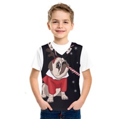 Pug Xmas Kids  Sportswear by Valentinaart