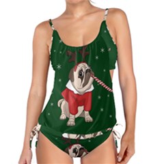 Pug Xmas Tankini Set by Valentinaart