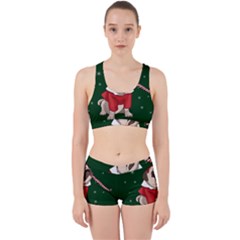 Pug Xmas Work It Out Sports Bra Set by Valentinaart