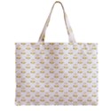 Gold Scales Of Justice on White Repeat Pattern All Over Print Zipper Mini Tote Bag View2