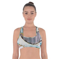 Tea Cups Cross Back Sports Bra by NouveauDesign