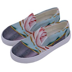 Tea Cups Kids  Canvas Slip Ons by NouveauDesign