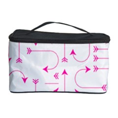 Arrows Girly Pink Cute Decorative Cosmetic Storage Case by Celenk