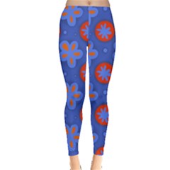 Seamless Tile Repeat Pattern Leggings  by Celenk