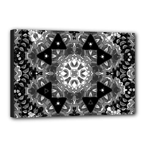 Mandala Calming Coloring Page Canvas 18  X 12  by Celenk