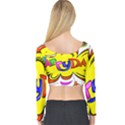 Happy Happiness Child Smile Joy Long Sleeve Crop Top View2