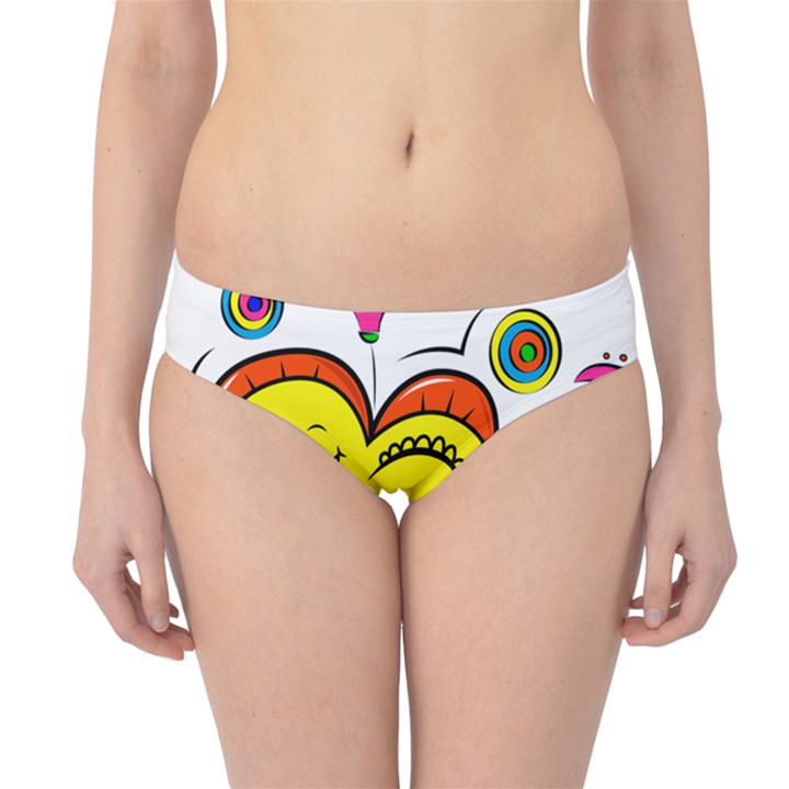 Happy Happiness Child Smile Joy Hipster Bikini Bottoms