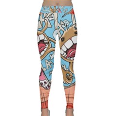 Illustration Characters Comics Draw Classic Yoga Leggings