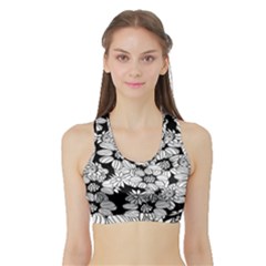 Mandala Calming Coloring Page Sports Bra With Border by Celenk