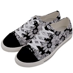 Mandala Calming Coloring Page Women s Low Top Canvas Sneakers by Celenk