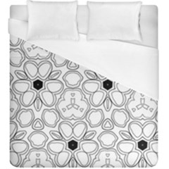 Pattern Zentangle Handdrawn Design Duvet Cover (king Size) by Celenk