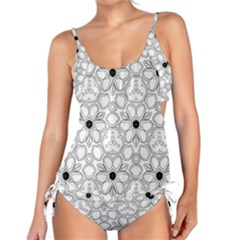 Pattern Zentangle Handdrawn Design Tankini Set by Celenk