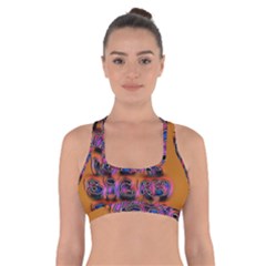 Words Cross Back Sports Bra by MRTACPANS