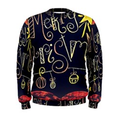 Chalk Chalkboard Board Frame Men s Sweatshirt by Celenk