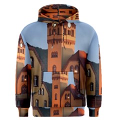 Blue Hour Colliery House Men s Pullover Hoodie by Celenk