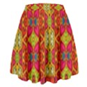 Abstract Background Pattern Doodle High Waist Skirt View2