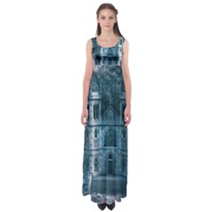 Church Stone Rock Building Empire Waist Maxi Dress by Celenk