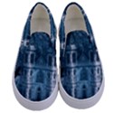 Church Stone Rock Building Kids  Canvas Slip Ons View1