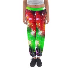 Star Abstract Pattern Background Women s Jogger Sweatpants by Celenk