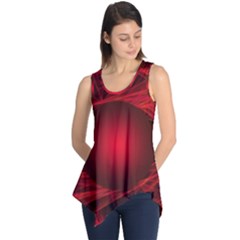 Abstract Scrawl Doodle Mess Sleeveless Tunic by Celenk