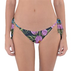Beautiful Floral Pattern Reversible Bikini Bottom by allthingseveryone