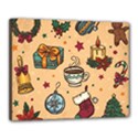 Cute Vintage Christmas Pattern Canvas 20  x 16  View1