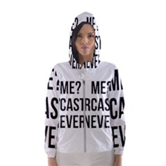 Me Sarcastic Never Hooded Wind Breaker (women) by FunnyShirtsAndStuff