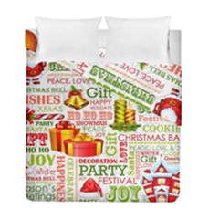 The Joys Of Christmas Duvet Cover Double Side (full/ Double Size) by allthingseveryone