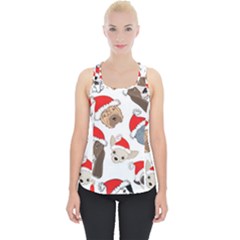 Christmas Puppies Piece Up Tank Top by allthingseveryone