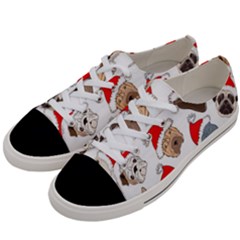 Christmas Puppies Women s Low Top Canvas Sneakers