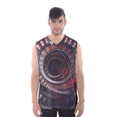 The Thousand And One Rings Of The Fractal Circus Men s Basketball Tank Top by jayaprime