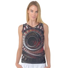The Thousand And One Rings Of The Fractal Circus Women s Basketball Tank Top by jayaprime