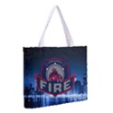 Chicago Fire With Skyline Medium Tote Bag View2