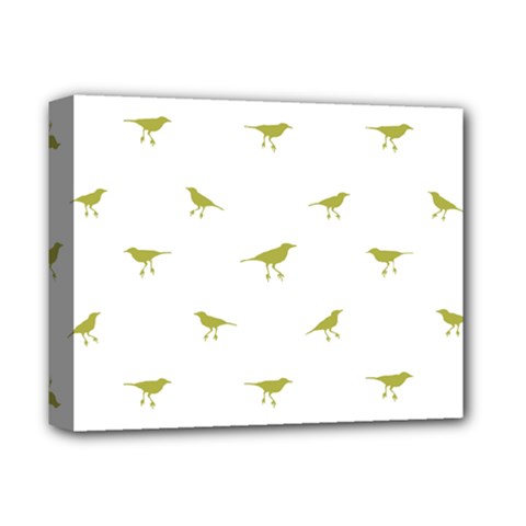 Birds Motif Pattern Deluxe Canvas 14  X 11  by dflcprints