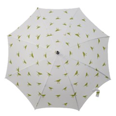 Birds Motif Pattern Hook Handle Umbrellas (large) by dflcprints