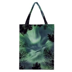 Northern Lights In The Forest Classic Tote Bag by Ucco