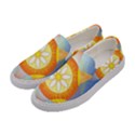 Star Pattern Background Women s Canvas Slip Ons View2