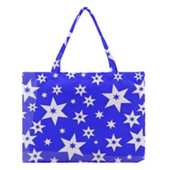 Star Background Pattern Advent Medium Tote Bag