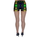 Christmas Ornament Fractal Skinny Shorts View2