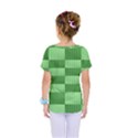 Wool Ribbed Texture Green Shades Kids  One Piece Tee View2