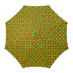 Pattern Texture Christmas Colors Golf Umbrellas