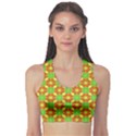 Pattern Texture Christmas Colors Sports Bra View1