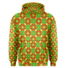 Pattern Texture Christmas Colors Men s Pullover Hoodie