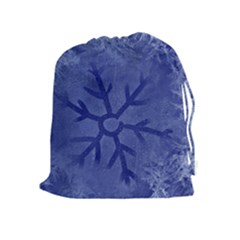 Winter Hardest Frost Cold Drawstring Pouches (extra Large) by Celenk