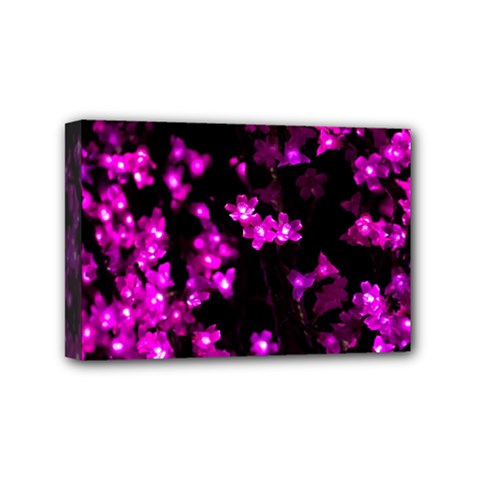 Abstract Background Purple Bright Mini Canvas 6  X 4  by Celenk